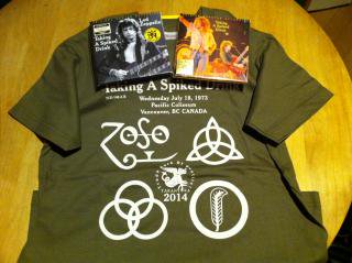 Size L A+B+T Shirts Led Zeppelin 