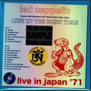 CBM sample Edition! Led Zeppelin/ Live In The Fairly Tale