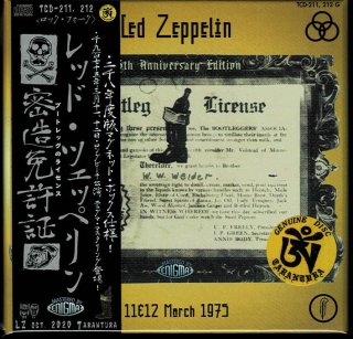 Led Zeppelin 密造免許証 Magnet Gold Box 6CD | rotele.com.br