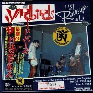 GlIMPSES EDITION! The Yardbirds “The Last Rave UP in L. A.” 4 CD 