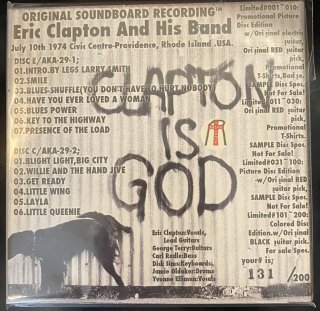 Black pick edition! Eric Clapton “Clapton Is Mad Dog III” Akashic 