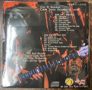 3rd発見!!! TARANTURA/JEFF BECK WITH STANLEY CLARKE/FINAL ...