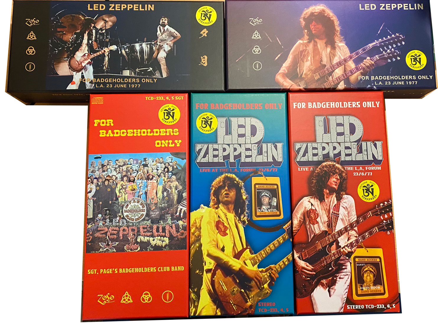 Led Zeppelin / 黒い貴婦人版 - 黒船 How The East Was Won 17CD 超 