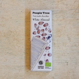 Fair trade & Organic chocolate ホワイト・アーモンド---people tree