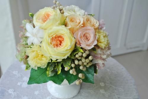 母の日、両親贈呈、新築祝いにおすすめ｜ビタミンカラーのプリザーブド