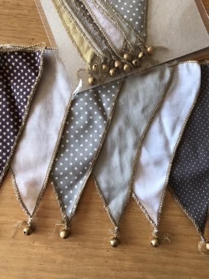 numero74 | Bunting Garland | Fabric m006mix beige2