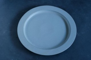 yumiko iihoshi porcelainunjour  matin plate (plate L) color:smoke blue