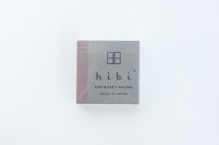 hibi ヒビ　マッチ型お香 レギュラーボックス ゼラニウム 8本入り 専用マット付
