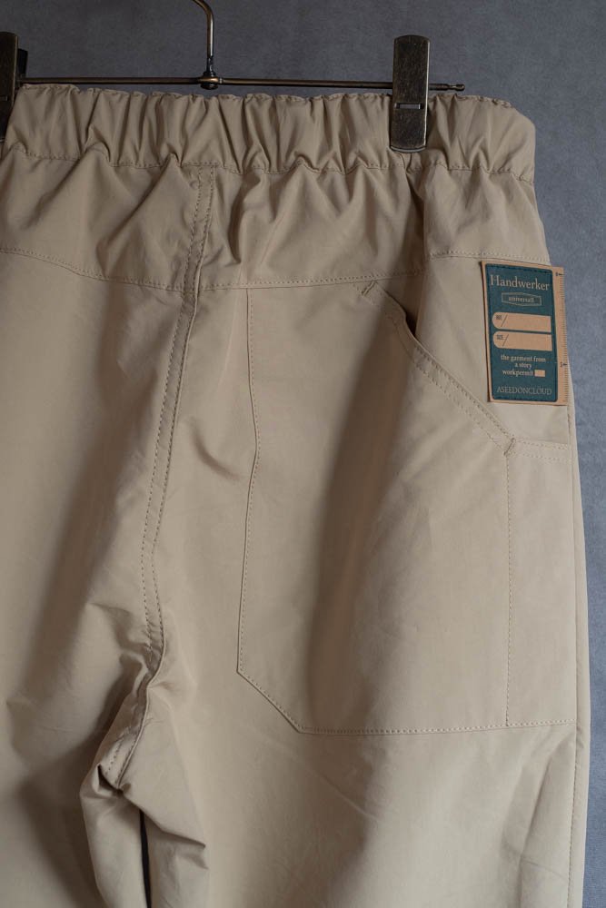 HW easy trousers Beige / ASEEDONCLOUD通販 アシードンクラウド