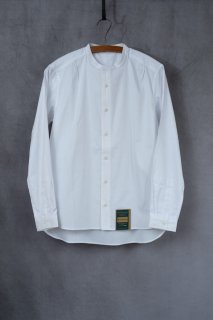ASEEDONCLOUD Handwerker　collarless shirt シャツ  White