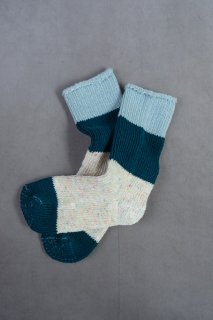 ASEEDONCLOUDseasonal socks  Light blue [饹1]