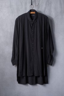 KLASICA　SH-039 ロングシャツ   Black [ラスト1点]