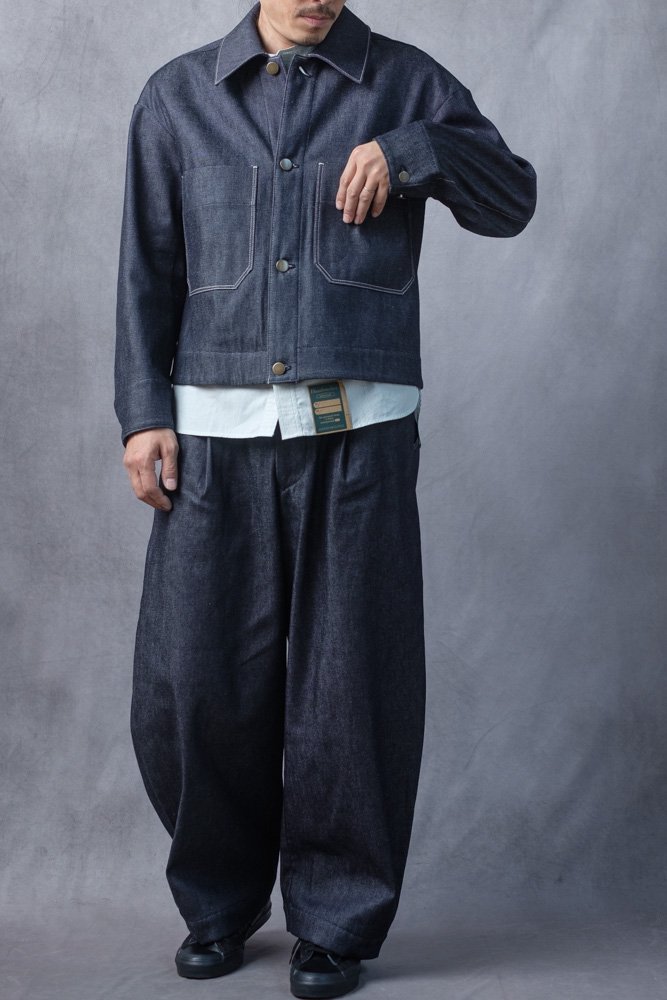 Handwerker wide trousers Denim / ASEEDONCLOUD通販 アシードン