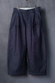ASEEDONCLOUD Handwerker　wide trousers  Denim [ラスト1点]