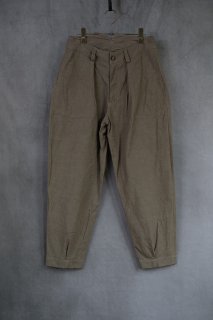 【別注】daska　Basic Tapered Tack Pants パンツ color : 利休茶