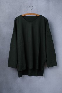 【別注】daska　Basic Pullover ニット color : 暗緑