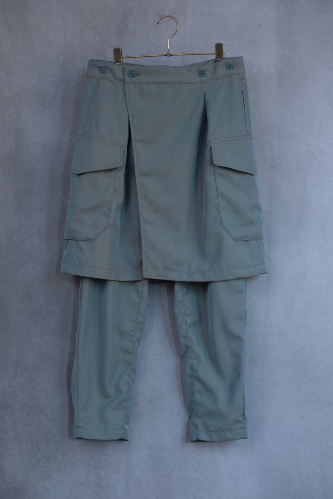 Hiraeth apron trousers パンツ Light green / ASEEDONCLOUD通販　アシードンクラウド | TOCAKU  (トカク )