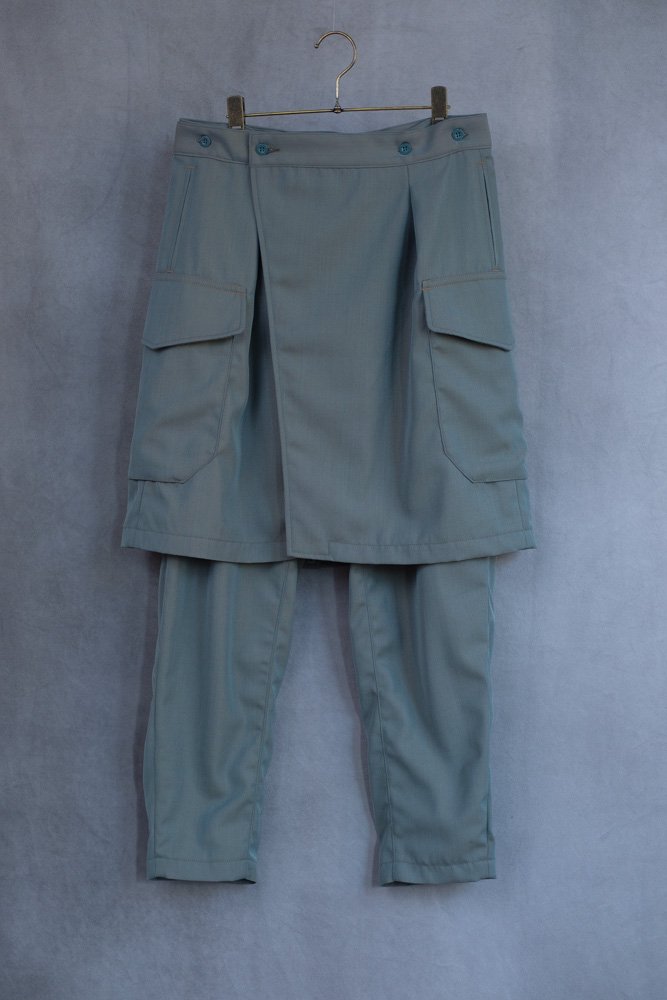 Hiraeth apron trousers パンツ Light green / ASEEDONCLOUD通販