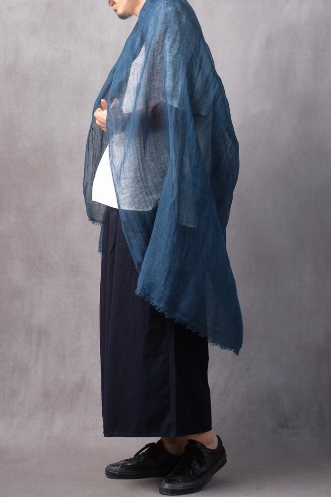 竹ワイドパンツ 草木染め 藍(濃) / MITTAN通販 ミッタン | TOCAKU(トカク)