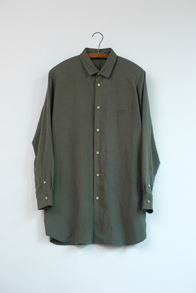 ヨークスリーブシャツ Moss Green / Dulcamara 通販 ドゥルカマラ