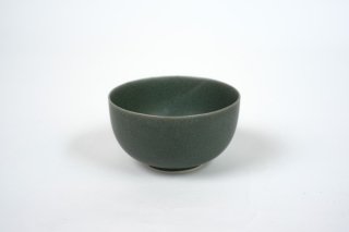 yumiko iihoshi porcelain　ReIRABO gohan chawan  color:winter night gray