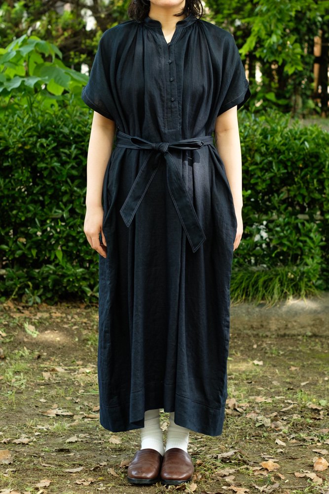 ikkuna smock dress スモックドレス - ロングワンピース