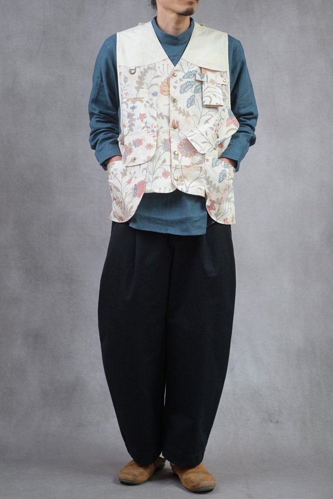 Recreation vest ベスト Antique flower print / ASEEDONCLOUD通販 