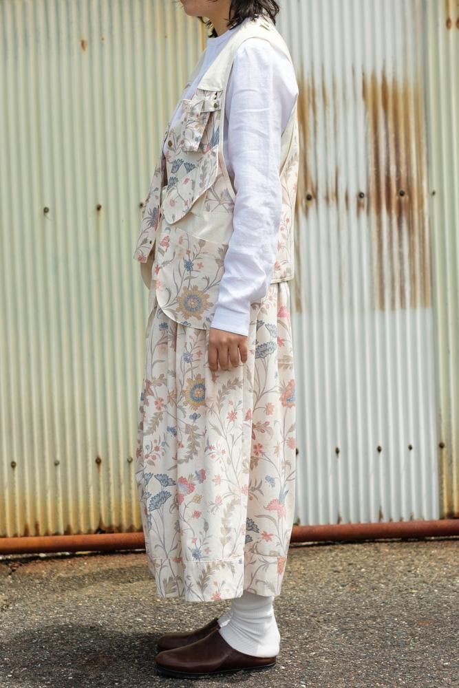 Recreation vest ベスト Antique flower print / ASEEDONCLOUD
