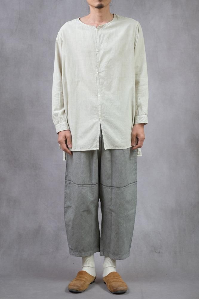 mittan 竹パンツ　松煙　ミタン ミッタン MITTAN 竹パンツ（草木濃染）BANBOO COTTON PANTS DARK