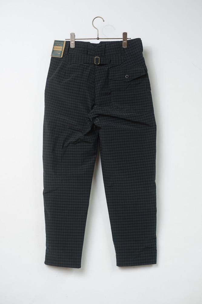 slacks パンツ Navy check / ASEEDONCLOUD通販 アシードンクラウド