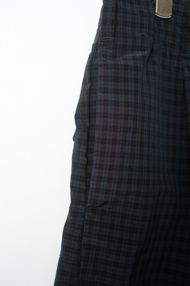 slacks パンツ Navy check / ASEEDONCLOUD通販 アシードン