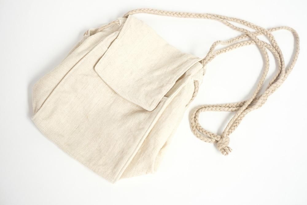 綾織大麻風呂敷バッグ 生成 / MITTAN通販 ミッタン | TOCAKU(トカク)
