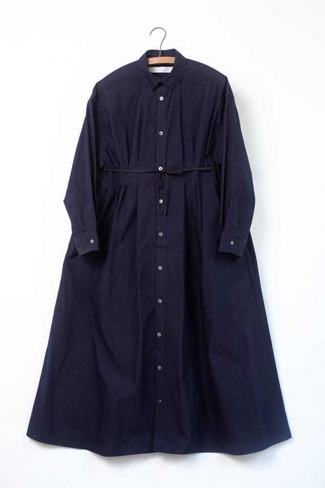 Kigansai shirt dress ワンピース Indigo / ASEEDONCLOUD通販 アシード