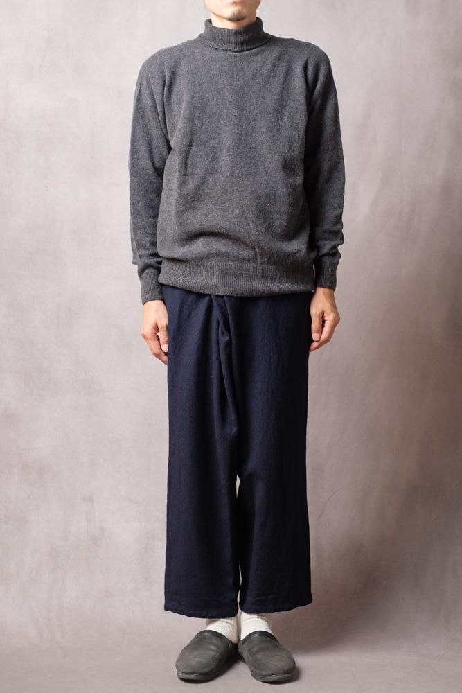ウールデニムラップパンツ 紺 / MITTAN通販 ミッタン | TOCAKU(トカク)