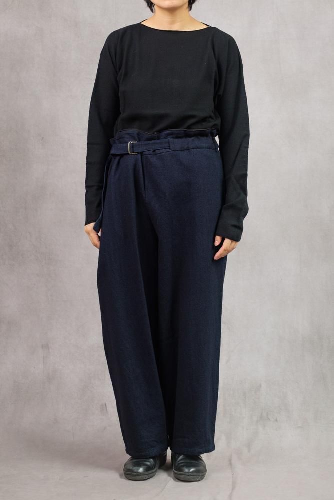 【美品】MITTAN ウールコットンラップパンツ 茶 サイズ2 ウールコットンラップパンツ - MITTAN - ほぼ日刊イトイ新聞