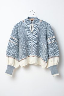ASEEDONCLOUDKigansai knit blouse ˥å  Off white