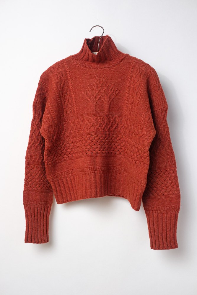 Cable sweater セーター Red / ASEEDONCLOUD通販　アシードンクラウド | TOCAKU(トカク)