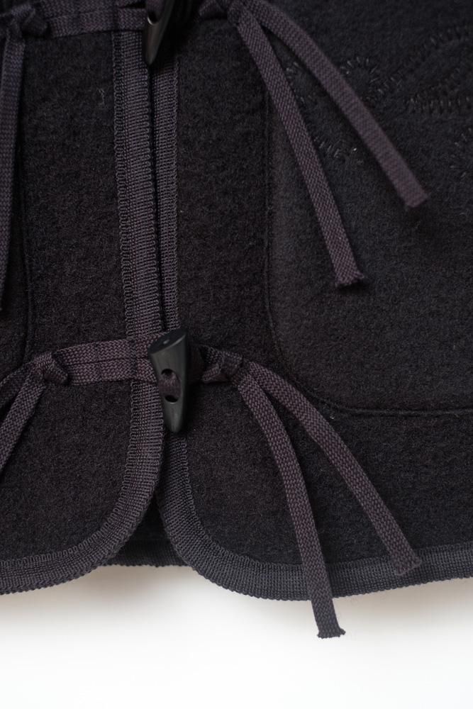 Kigansai fleece vest ベスト Black / ASEEDONCLOUD通販