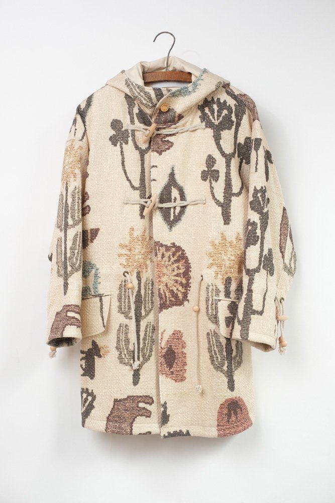 Forest philosopher's coat コート antique kilim print