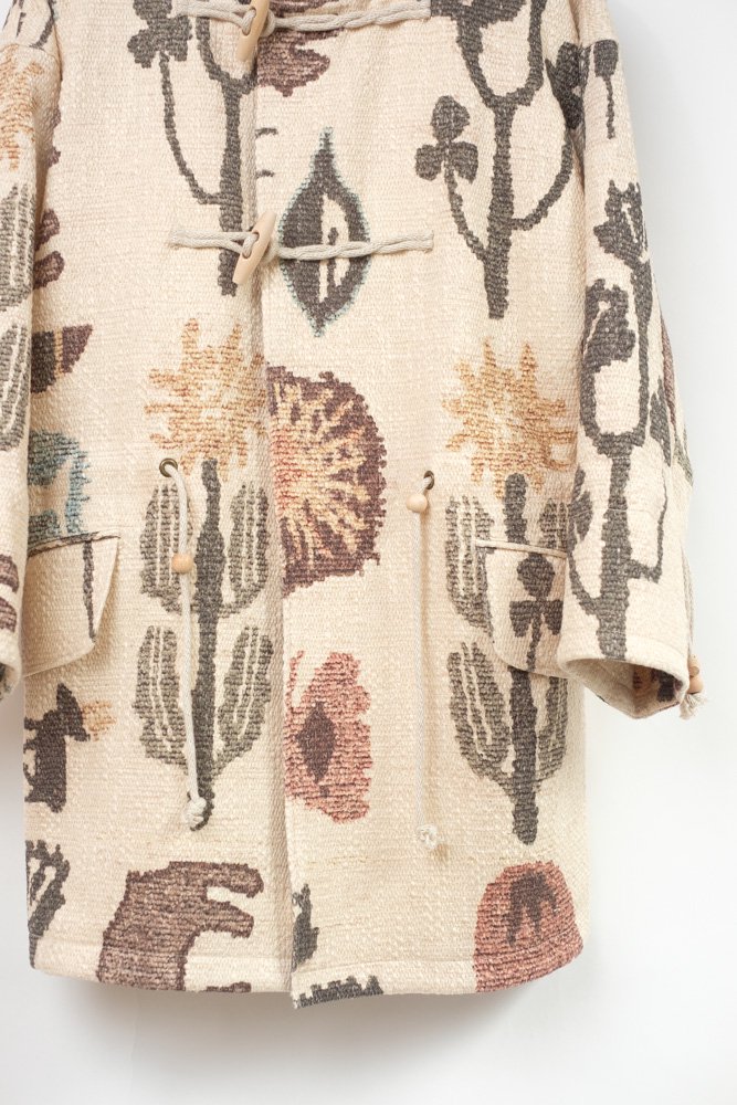 Forest philosopher's coat コート antique kilim print