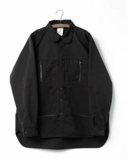 polkadot5 pocket shirt CORDURA 㥱åȡBlack [饹1]