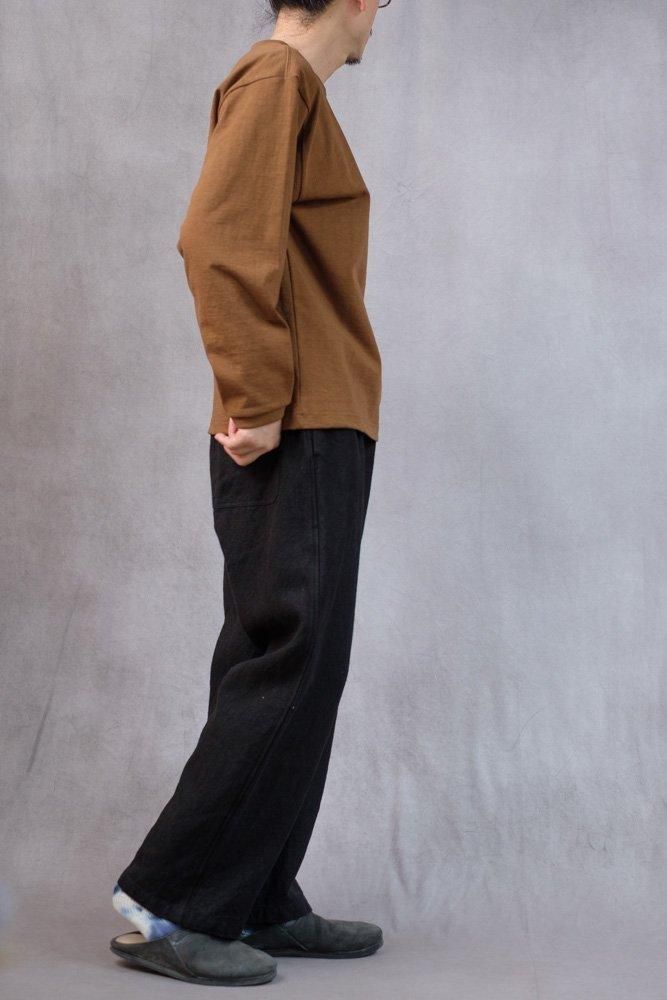 亜麻苧麻ワイド パンツ 黒 / MITTAN通販 ミッタン | TOCAKU(トカク)
