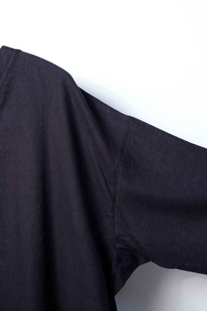綾織絹麻ワンピース 濃紺 / MITTAN通販 ミッタン | TOCAKU(トカク)