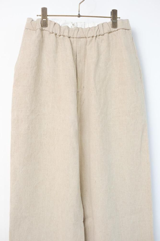 亜麻苧麻ワイド パンツ 生成 / MITTAN通販 ミッタン | TOCAKU(トカク)