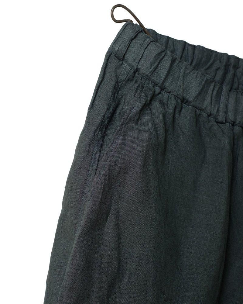 大麻ワイド(草木濃染) パンツ 藍×鬱金×墨 / MITTAN通販 ミッタン