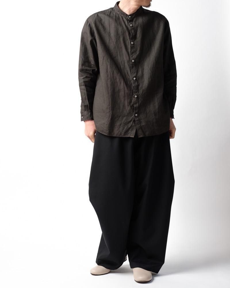 MITTAN 大麻シャツ3 美品 size3 柿渋×墨 大麻シャツ 3 (草木濃染) 柿渋×墨 / MITTAN通販 ミッタン