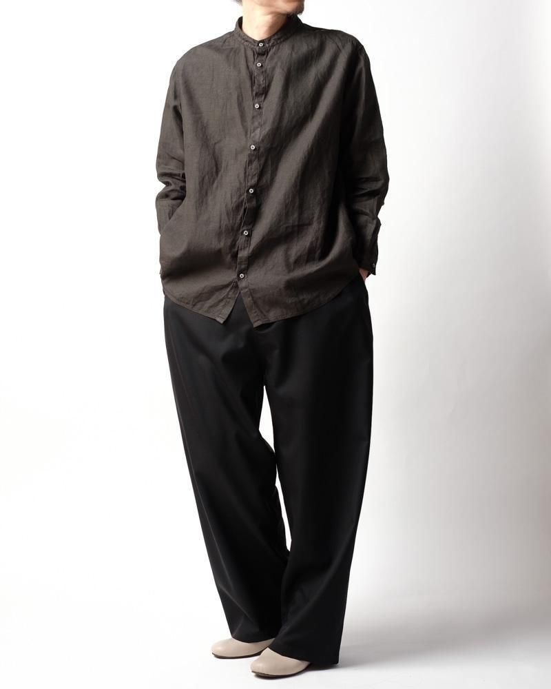 MITTAN 大麻シャツ3 美品 size3 柿渋×墨 MITTAN 大麻シャツ3 美品 size3 柿渋×墨