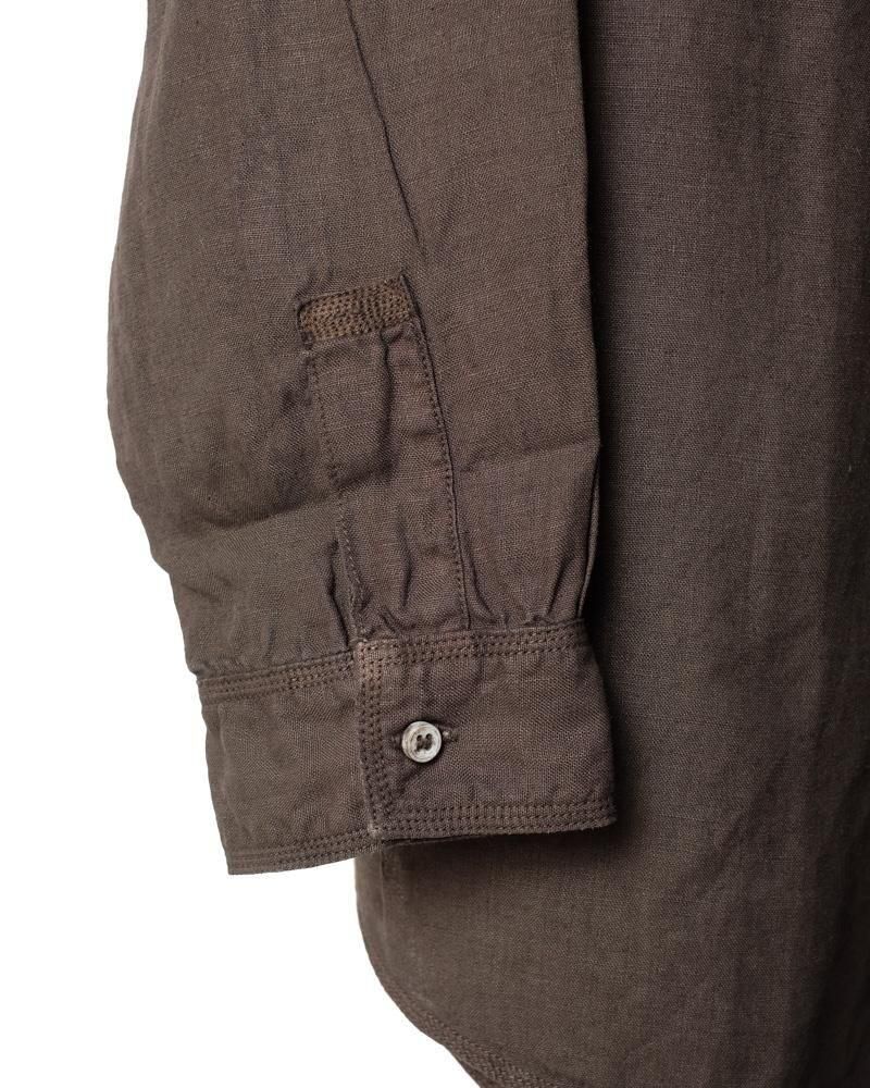 MITTAN 大麻シャツ3 美品 size3 柿渋×墨 mittan 大麻シャツ3 柿渋×墨