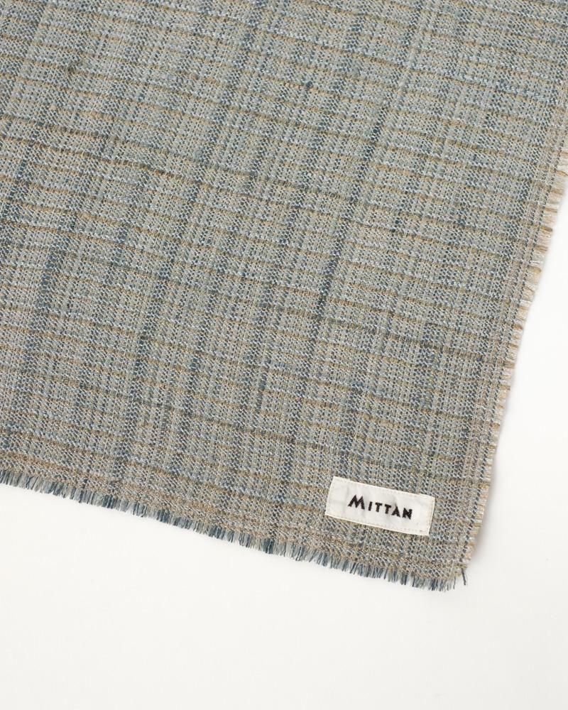 美品】MITTAN♡ミッタン♡手紡ぎ薄手羽織り♡手織りコットン