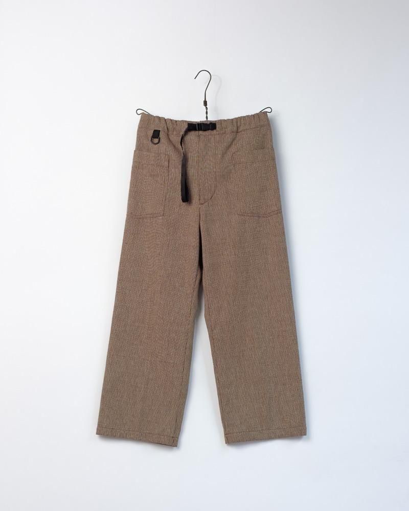 utility pants パンツ brown stripe / polkadot通販 ポルカ utility pants パンツ brown stripe / polkadot通販 ポルカ